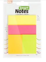SMART NOTES COLORFUL NEON BRW - Blocos Adesivos Coloridos SMART NOTES COLORFUL NEON BRW - Blocos Adesivos Coloridos