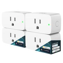 Smart Plug Linkind Matter 15A 1800W Wi-Fi Kit com 4 unidades