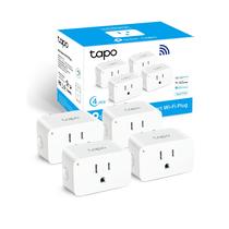 Smart Plug TP-Link Tapo P105 Mini WiFi (2.4G) - Pacote com 4 Unidades (15A) Smart Plug TP-Link Tapo P105 Mini WiFi (2.4G) - Pacote com 4 Unidades (15A)