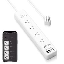 Smart Power Strip BN-LINK com 4 tomadas inteligentes e 4 portas USB