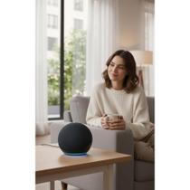 Smart Speaker 5ª Geração: Som Imersivo e Controle por Voz