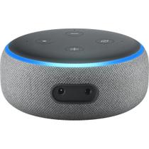 Smart Speaker Amazon Alexa Echo Dot 3 Cinza Português - Amazom