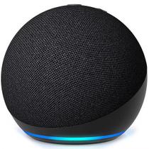 Smart Speaker Amazon Echo Dot 5A. Geração Assistente Virtual Alexa com Wi-Fi e Bluetooth -PRETO