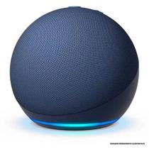 Smart Speaker Echo 5ª Geração Azul - Assistente Virtual Alexa, Som Potente e Design Moderno