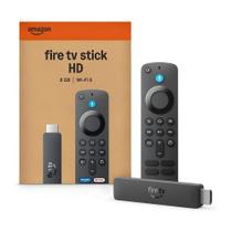 Smart Streaming Amazon Fire TV Stick HD 2ª Geração, Full HD, Wi-Fi, Bluetooth, Comando de Voz Alexa, Preto - B0DVK166SV Smart Streaming Amazon Fire TV Stick HD 2ª Geração, Full HD, Wi-Fi, Bluetooth, Comando de Voz Alexa, Preto - B0DVK166SV