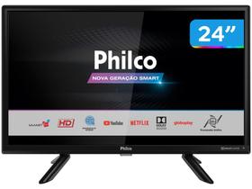 Smart TV 24” HD LED Philco PTV24G50SN VA - Wi-Fi 1 HDMI