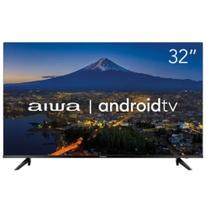 Smart TV 32 Aiwa HD AWS-TV-32-BL-02-A Android, Comando de Voz, Dolby Audio, HDR10, Borda Ultrafina