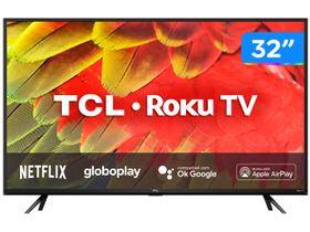 Smart TV 32” HD LED TCL RS530 60Hz Wi-Fi