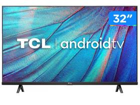 Smart TV 32” HD LED TCL S615 VA 60Hz - Android Wi-Fi e Bluetooth Google Assistente 2 HDMI