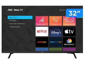 Smart Tv 32 Hd Roku Tv 32s5135/78g Bivolt AOC