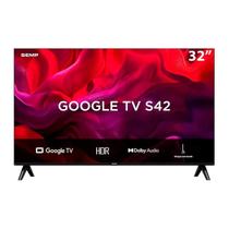 Smart TV 32" LED HD Semp TCL S42 Google TV, Wi-Fi, Bluetooth, HDMI, Dolby Audio