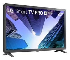 Smart Tv 32' LG Led Hd 32lq621 Preta Bivolt 110/220V