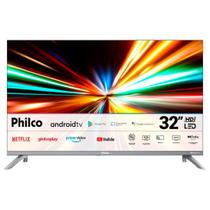 Smart TV 32" Philco LED Android HDR10 - Conectividade e Imagem Nítida - Space Gray