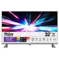 Smart TV 32 Philco PTV32K34RKGB Roku TV Led Dolby Audio Cinza Bivolt
