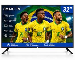 Smart TV 32 Polegadas Tronos Full HD Android WiFi HDMI USB LED TRS32SFA11