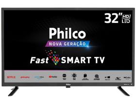 Smart TV 32” UHD D-LED Philco PTV32D10N5SKH - VA 60Hz Wi-Fi Bluetooth 2 HDMI 2 USB