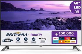 Smart Tv 40'' Britânia Btv40m9gr2cgb Roku Led Dolby Audio - BRITANIA