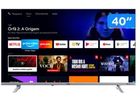 Smart TV 40” Full HD DLED Philco PTV40E3AAGSSBLF - Android Wi-Fi 2 HDMI 2 USB