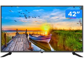 Smart TV 42” Full HD LED Britânia BTV42G10N5SKF VA - 60Hz Wi-Fi 3 HDMI 2 USB