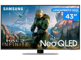 Smart TV 43” 4K NEO QLED Samsung QN43QN90CA - Lançamento 2023 Gaming TV 144Hz Wi-Fi Bluetooth