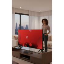 Smart TV 43" 4K UHD c/ IA P/ Filmes e Jogos