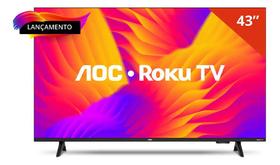 Smart Tv 43 Aoc Led Roku Full Hd Wi-fi 60hz Hdmi Usb Smart Tv 43 Aoc Led Roku Full Hd Wi-fi 60hz Hdmi Usb