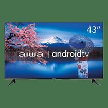 Smart TV 43” Full HD D-LED AIWA IPS Wi-Fi 2 HDMI 2 USB AWS-TV-43-BL-02-A