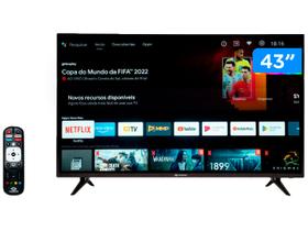 Smart TV 43” Full HD DLED Rig Vizzion BR43D1SA