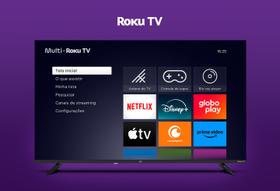 Smart TV 43 polegadas Full HD sistema ROKU MULTI TL056M Smart TV 43 polegadas Full HD sistema ROKU MULTI TL056M