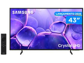 Smart TV 43" Samsung 4K UHD Crystal UHD UN43U8600FGXZD Tizen Bixby 3 HDMI