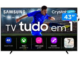 Smart TV 43" Samsung 4K UHD Crystal UHD UN43U8600FGXZD Tizen Bixby 3 HDMI