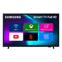 Smart TV 43" Samsung Full HD F6000F, Samsung Gaming Hub, HDR, Samsung TV Plus, Xbox Cloud Gaming, UN43F6000FGXZD