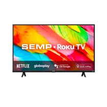 Smart TV 43" Semp TCL LED Full HD 43R6500, Roku, Wi-Fi, 3 HDMI USB