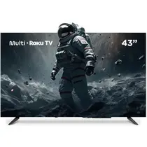 Smart TV 43 TL056M Dled FHD c/ Sistema Roku HDMI USB Wifi