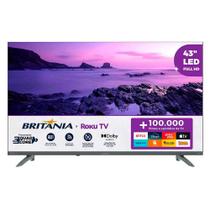 Smart TV 43Pol BTV43VA4REGB Full HD LED Dolby Áudio Roku Britânia