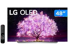 Smart TV 48” 4K UHD OLED LG OLED48C1 - 120Hz Wi-Fi e Bluetooth Alexa 4 HDMI 3 USB