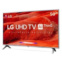 Smart TV 4K LED 50 LG UM7510PSB, 4 HDMI, 2 USB, webOS, Wi-Fi Integrado