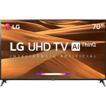 Smart TV 4K LED 70” LG, Wi-Fi, Inteligência Artificial, Controle Smart Magic - 70UM7370PSA - LG Eletronics