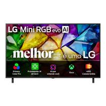 Smart TV 4K LG Mini RGB EVO 55” Polegadas Processador A8 AI Gen 3, Super Upscaling, 120Hz Nativo, Dolby Vision e HDR10 - 55MRGB85BSC Smart TV 4K LG Mini RGB EVO 55” Polegadas Processador A8 AI Gen 3, Super Upscaling, 120Hz Nativo, Dolby Vision e HDR10 - 55MRGB85BSC