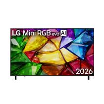 Smart TV 4K LG Mini RGB EVO 86” Polegadas Processador A8 AI Gen 3, Super Upscaling, 120Hz Nativo, Dolby Vision e HDR10 - 86MRGB85BSC Smart TV 4K LG Mini RGB EVO 86” Polegadas Processador A8 AI Gen 3, Super Upscaling, 120Hz Nativo, Dolby Vision e HDR10 - 86MRGB85BSC