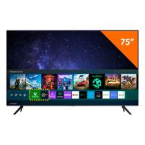 Smart TV 4K Samsung 75'' UHD, 3 HDMI, 1 USB, Wi-Fi Integrado