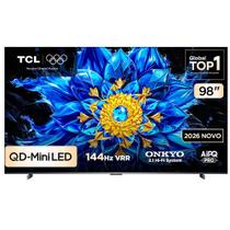 Smart TV 4K TCL Advanced QD-Mini LED 98” Polegadas com Google TV, 144Hz VRR, Controle Preciso de Iluminação e Tela HVA Smart TV 4K TCL Advanced QD-Mini LED 98” Polegadas com Google TV, 144Hz VRR, Controle Preciso de Iluminação e Tela HVA