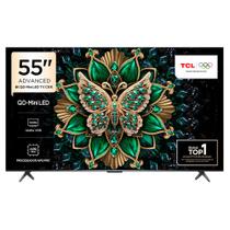 Smart TV 4K TCL QD-Mini LED 55” Polegadas com HDMI 2.1, Dolby Vision IQ, Subwoofer, 144Hz VRR e Wi-Fi - 55C6K Smart TV 4K TCL QD-Mini LED 55” Polegadas com HDMI 2.1, Dolby Vision IQ, Subwoofer, 144Hz VRR e Wi-Fi - 55C6K