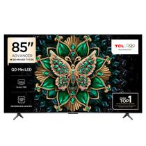 Smart TV 4K TCL QD-Mini LED 85” Polegadas com HDMI 2.1, Dolby Vision IQ, Subwoofer, 144Hz VRR e Wi-Fi - 85C6K