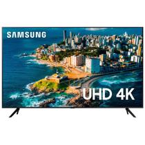 Smart TV 4K UHD 75 Polegadas Samsung 3 HDMI 1 USB Wi-Fi UN75CU7700GXZD