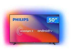 Smart TV 50” 4K D-LED Philips 50PUG7907/78 - Ambilight 60Hz Android Wi-Fi Bluetooth HDR 4 HDMI