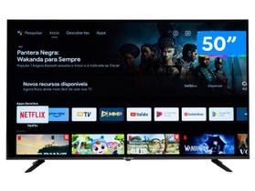Smart TV 50” 4K DLED Rig Vizzion BR50GUA IPS