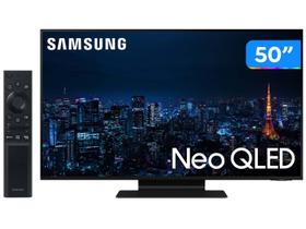 Smart TV 50” 4K NEO QLED Samsung QN50QN90AAGXZD VA - 120Hz Wi-Fi Bluetooth Google Assistente 4 HDMI