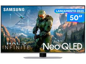 Smart TV 50” 4K NEO QLED Samsung QN50QN90CA - Lançamento 2023 Gaming TV 144Hz Wi-Fi Bluetooth