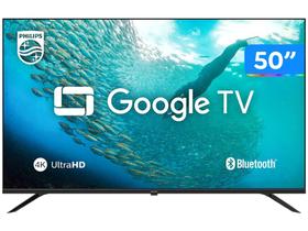 Smart TV 50" 4K UHD LED Philips Série 7019 50PUG7019/78 Wi Bluetooth Google Assistente 3 HDMI 2 USB